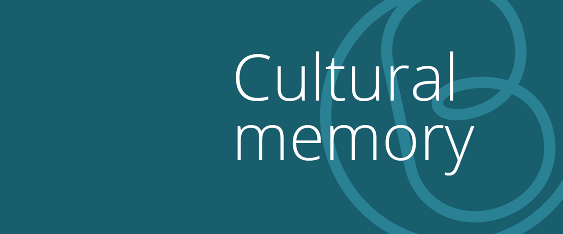 Cultural memory